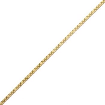 8 kt Venezia Guld halskæde, 34 cm og 0,8 mm (bredde 0,7 mm)
