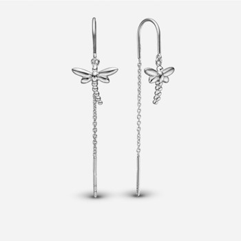 Dragonfly, sølv Øreringe fra Christina Jewelry