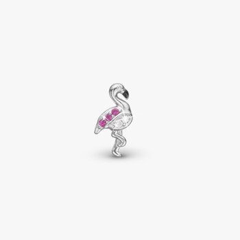 Flamingo, sølv Ørestik fra Christina Jewelry