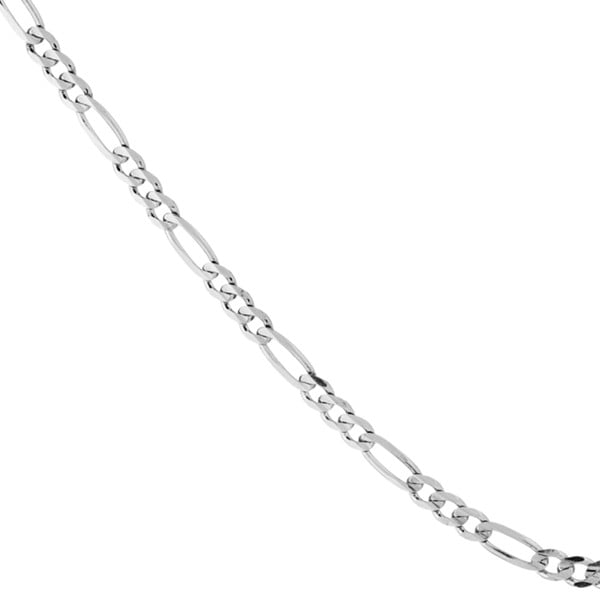 Figaro - 925 Sterlingsølv - halskæde, bredde 2,8 mm / tråd 0,85 mm - længde 80 cm
