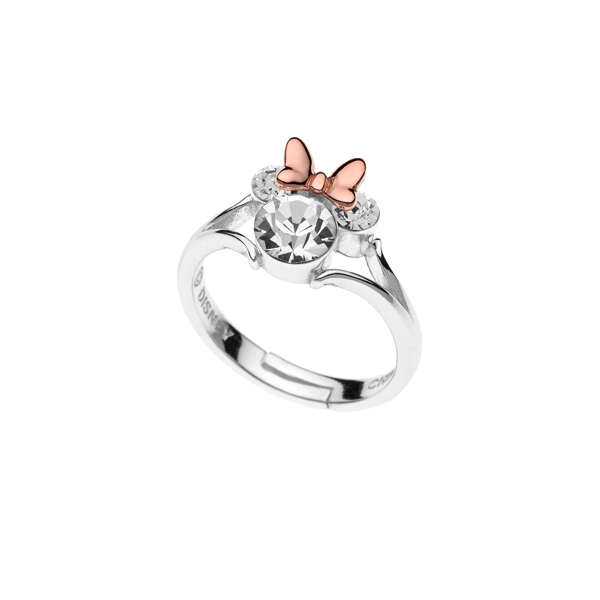 Sølv ring med Minnie Mouse fra Disney