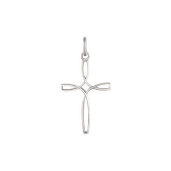 Sterling sølv kors vedhæng fra Støvring Design
