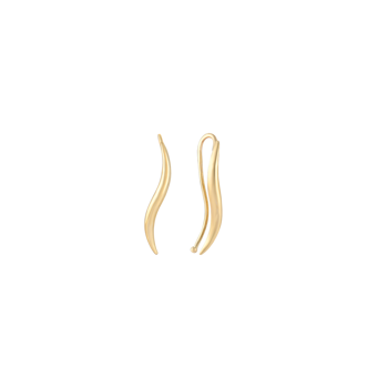 Guld ørehænger, fra Støvring Design