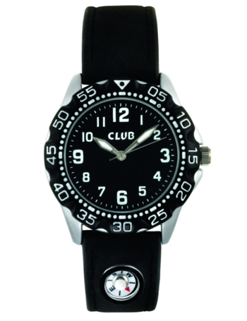 kompas Chrom Quartz dreng ur fra Club Time med sort camouflage , A56533S5A